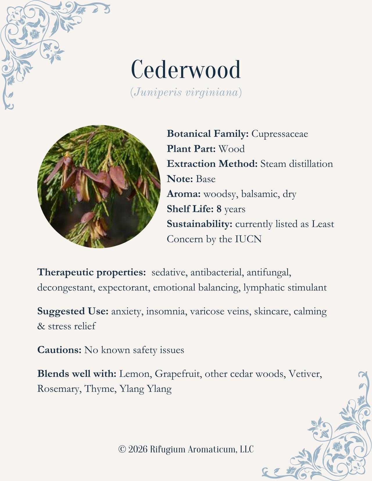 Cedarwood, Virginian